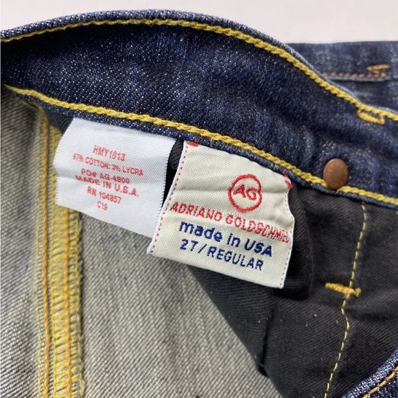 Adriano Goldschmied Blue Cut Off Denim Shorts Size 27 Women Unhemmed - Picture 5 of 7